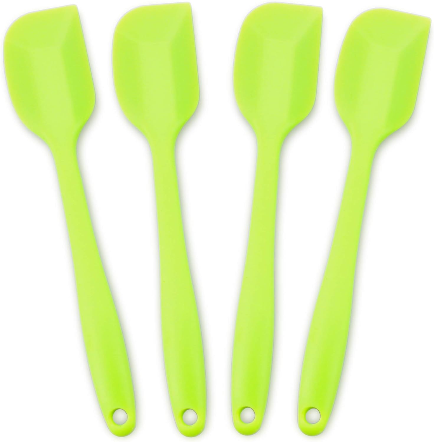 Silicone Spatula, Heat-Resistant Spatulas, Non-stick Rubber Spatulas with Stainless Steel Core -4-piece Set Silicone Spatula, Heat-Resistant Spatulas, Non-stick Rubber Spatulas with Stainless Steel Core -4-piece Set